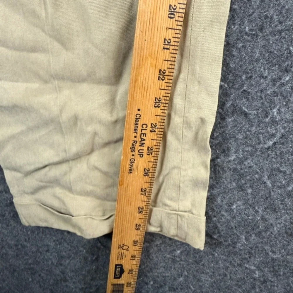 Ralph Lauren Mens Dress Pants 36x28‎ Pleated Khaki Beige Vintage Canada Made Y2K